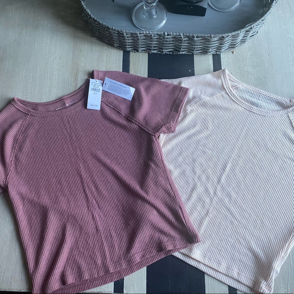 American Eagle Cropped Shirts